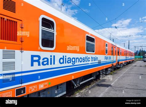 Freilassing, rail diagnostic train in Freilassing station in Bavaria, Germany Stock Photo - Alamy