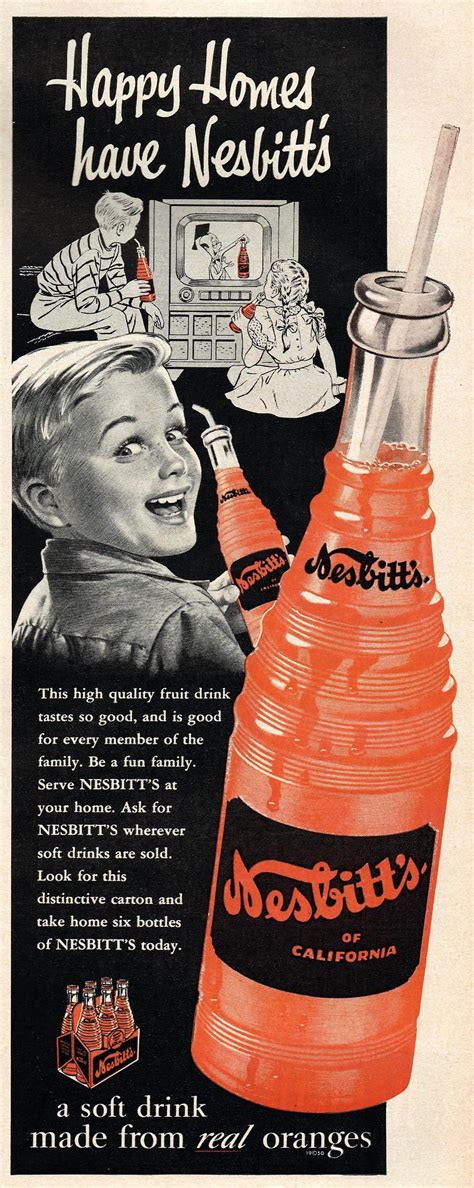 Remarkably Retro - Nesbitt’s Orange Soda, 1954