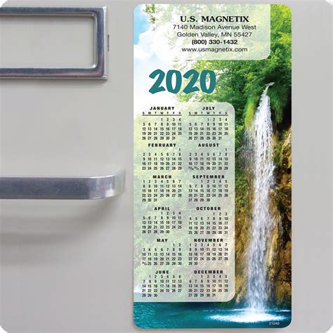 Custom Calendar with Magnetic Strip - Custom To Your Brand