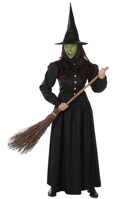 Deluxe Adult Wicked Witch Costume With Cape Candy Apple Costumes ...