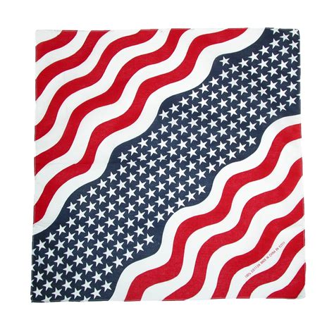 CTM® Cotton USA Flag Bandanas | Flag bandana, American flag accessories, American flag bandana