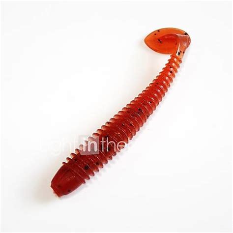 Red Paddle Tail 50mm 0.63G Soft Plastic Rubber Bait Silicon Fishing Lures(10pcs/ pack) 2096389 ...