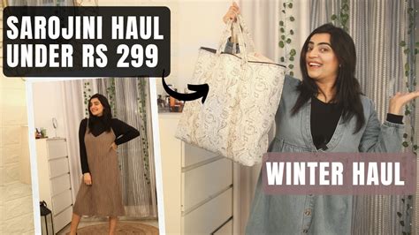 *Cheapest* Sarojini Nagar TRY-ON Haul *Winter* Under Rs 299 Only ...