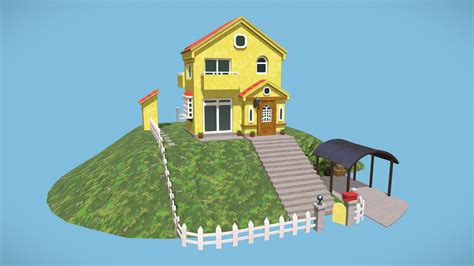 House on the Cliff by the Sea - Ponyo - 3D model by smileybrylee ...