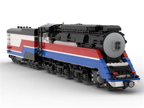 LEGO MOC Southern Pacific 4449 Freedom Train by Mikey_Brickalloti ...