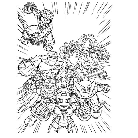 Super Hero Squad: Coloring Pages & Books - 100% FREE and printable!