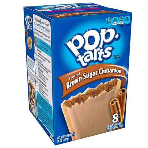 Kellogg's Pop Tarts - Frosted - Brown Sugar & Cinnamon, 8 Counts 397g ...