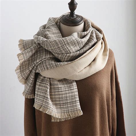 Versatile Plaid Scarf - ApolloBox