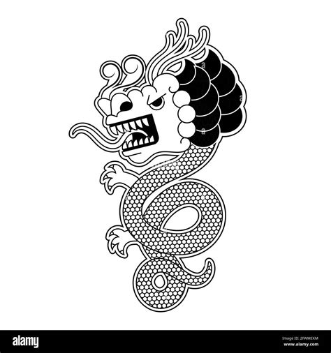 Vector of Ancient Chinese Traditional Dragon Pattern illustration Stock Vector Image & Art - Alamy