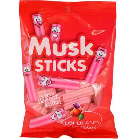 Lolliland Musk Sticks - Australian Lollies - Lolliland Candy USA ...