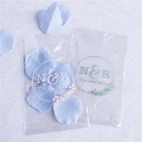 Personalized Wedding Cellophane Favor Bags | Beau-coup