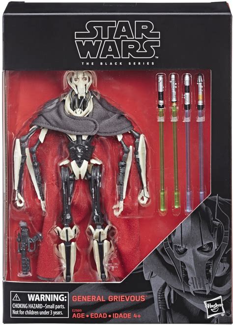 Star Wars Black Series General Grievous Exclusive 6 Deluxe Action ...