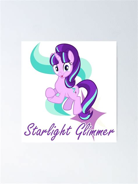 "Starlight Glimmer - Cutie Mark Version" Poster by Evil-Dragon | Redbubble