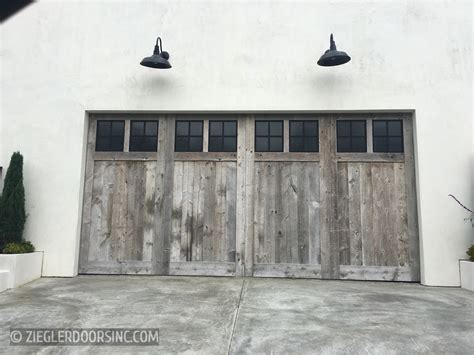 Farmhouse Wood Garage Doors - Ziegler Doors, Inc.