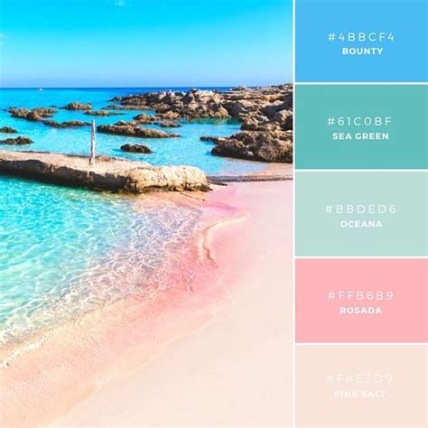 Brand Color Palette, Colour Pallette, Brand Colors, Colour Schemes, Beach Color Schemes, Beach ...