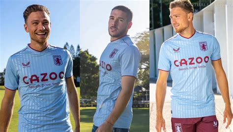 Aston Villa 2022/23 Castore Away Kit - FOOTBALL FASHION