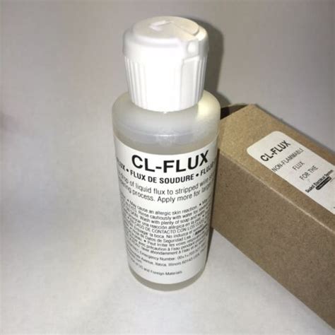 Liquid Flux No Clean CL-Flux (Kester 979) 2 oz ounces for Solder Slug ...