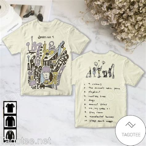 Damien Rice 9 Album Cover Shirt - Tagotee