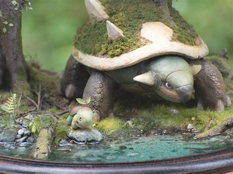 Amazingly Realistic Torterra and Turtwig Diorama Looks Like Eterna ...