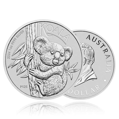 1oz Silver Coin 2024 Koala - Perth Mint | Ainslie Bullion