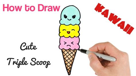 Ice Cream Unicorn Draw So Cute Food - Kopler Mambu