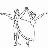 Ballroom Dancing Coloring Pages Sketch Page sketch template