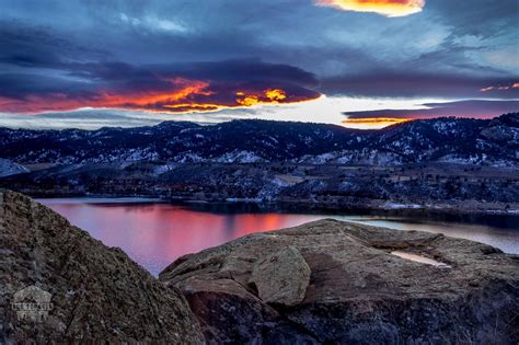 Horsetooth Reservoir "An Early Spring Sunset" | Photo spots, Where to go, State of colorado