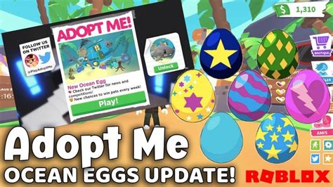 ⭐️ 🦑 OCEAN EGG ADOPT ME 2021 ! NEW UPDATE ! NEW PETS ! ADOPT ME OCEAN ...