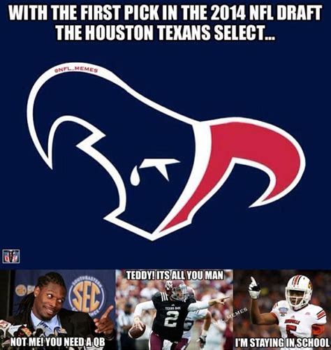 The 2-10 Texans are down the Jagaurs... | football meme | Pinterest ...