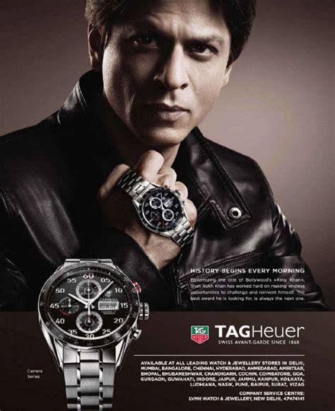 Shahrukh Khan Tag Heuer Carrera Series