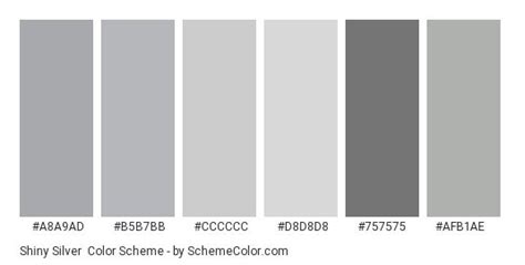 Color scheme palette image | Hex color palette, Silver color palette, Color palette challenge