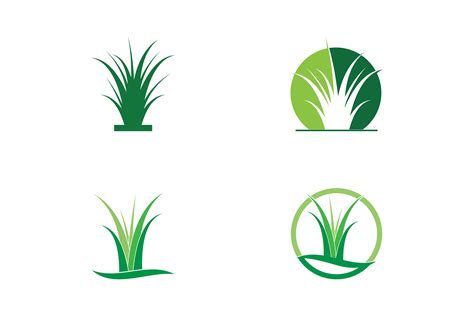 Grass Logo Vector Template Graphic by Redgraphic · Creative Fabrica