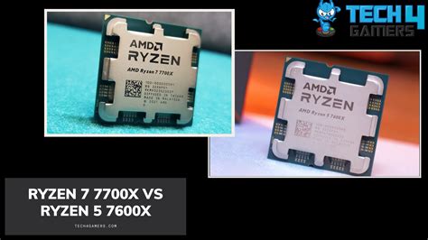 Ryzen 7 7700X Vs. Ryzen 5 7600X [8 Games Tested] - Tech4Gamers