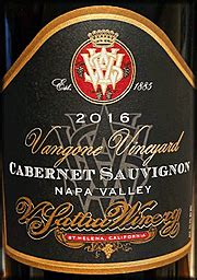 Ken's wine review of 2016 V Sattui Cabernet Sauvignon "Vangone Vineyard"