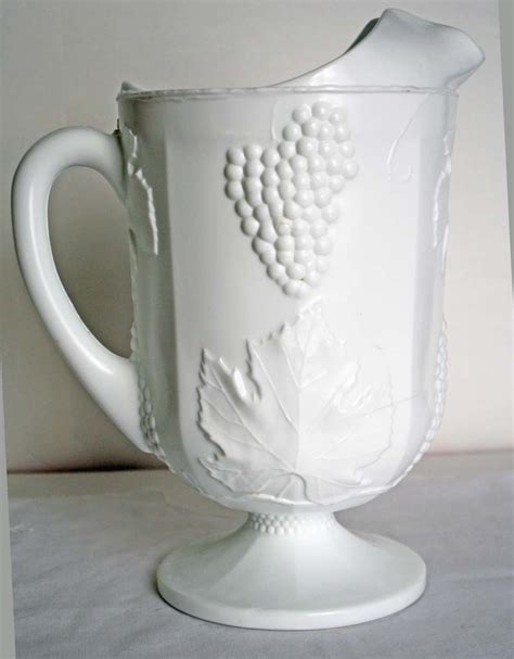 Vintage Indiana Milk Glass Pitcher