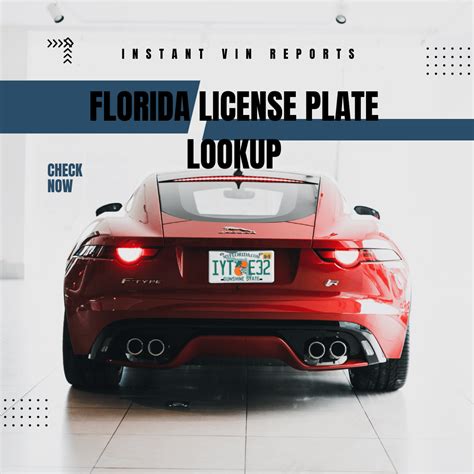 How to lookup Florida custom license plate - Instantvinreports.com