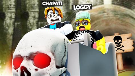 LOGGY ESCAPED PENNYWISE ON ROLLER COASTER | ROBLOX - YouTube