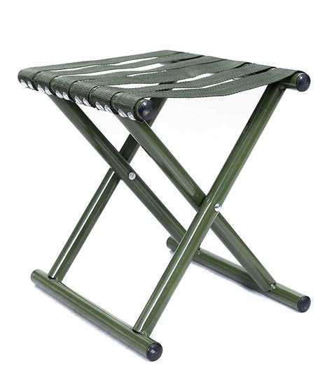 Acharan Folding Camping Stool, Lightweight Camp Stool | Collapsible ...