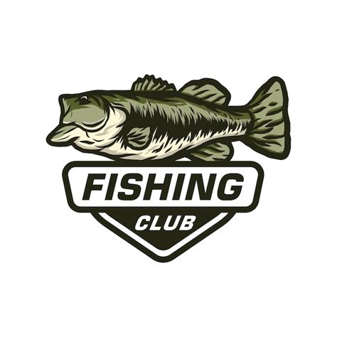 Premium Vector | Fishing bass logo