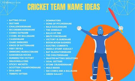 550+ Cricket Team Names To Make Your Opponent Clean Bowled – NamesWolf