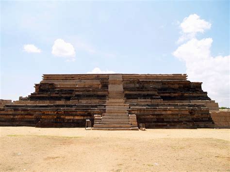 Back of the Blog – Mahanavami Dibba, Hampi