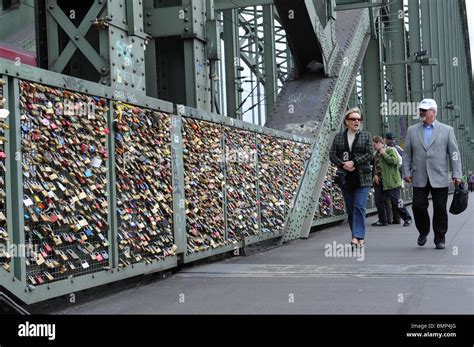 Love locks on the Hohenzollern Bridge in Cologne, Germany Koln ...