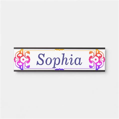 Child Bedroom Door Name Plaque Idea Door Sign | Zazzle.com in 2021 ...