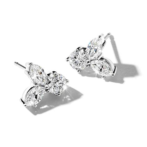 Jared Atelier Diamond Stud Earrings 2-1/3 ct tw Round Platinum | Jared