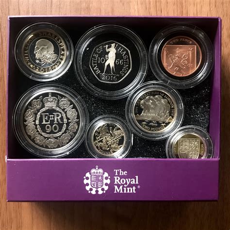 A selection of 2016 proofs from the Royal Mint annual set : r/coins