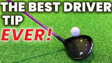 Possibly the BEST Driver Swing Tip EVER! - YouTube