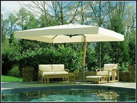 Extra Large Offset Patio Umbrellas - Patios : Home Decorating Ideas # ...