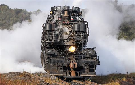 WMSR 1309 Western Maryland Scenic Railroad Steam 2-6-6-2 ...