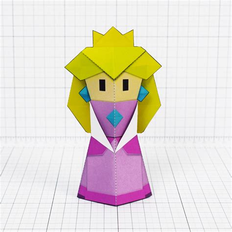 ~Paper Mario: Origami Peach – Fold Up Toys