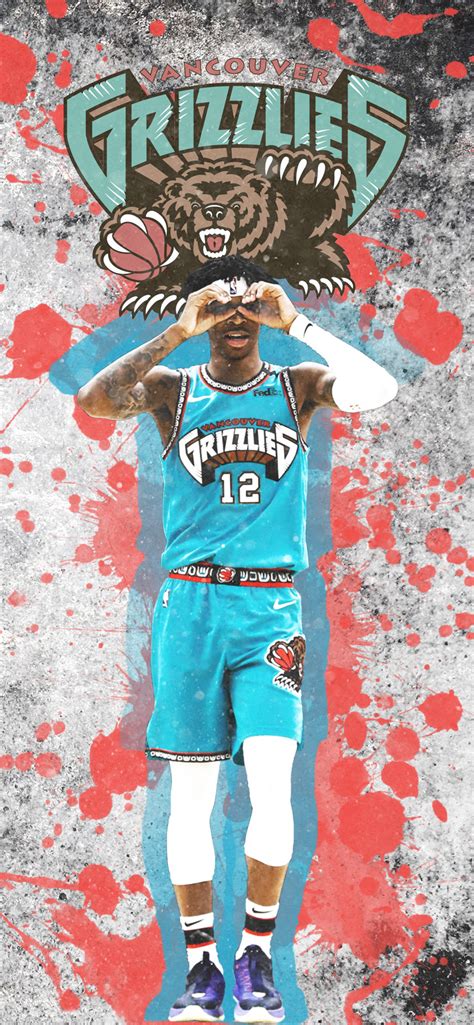 Ja Morant Vancouver Grizzlies Design on Behance